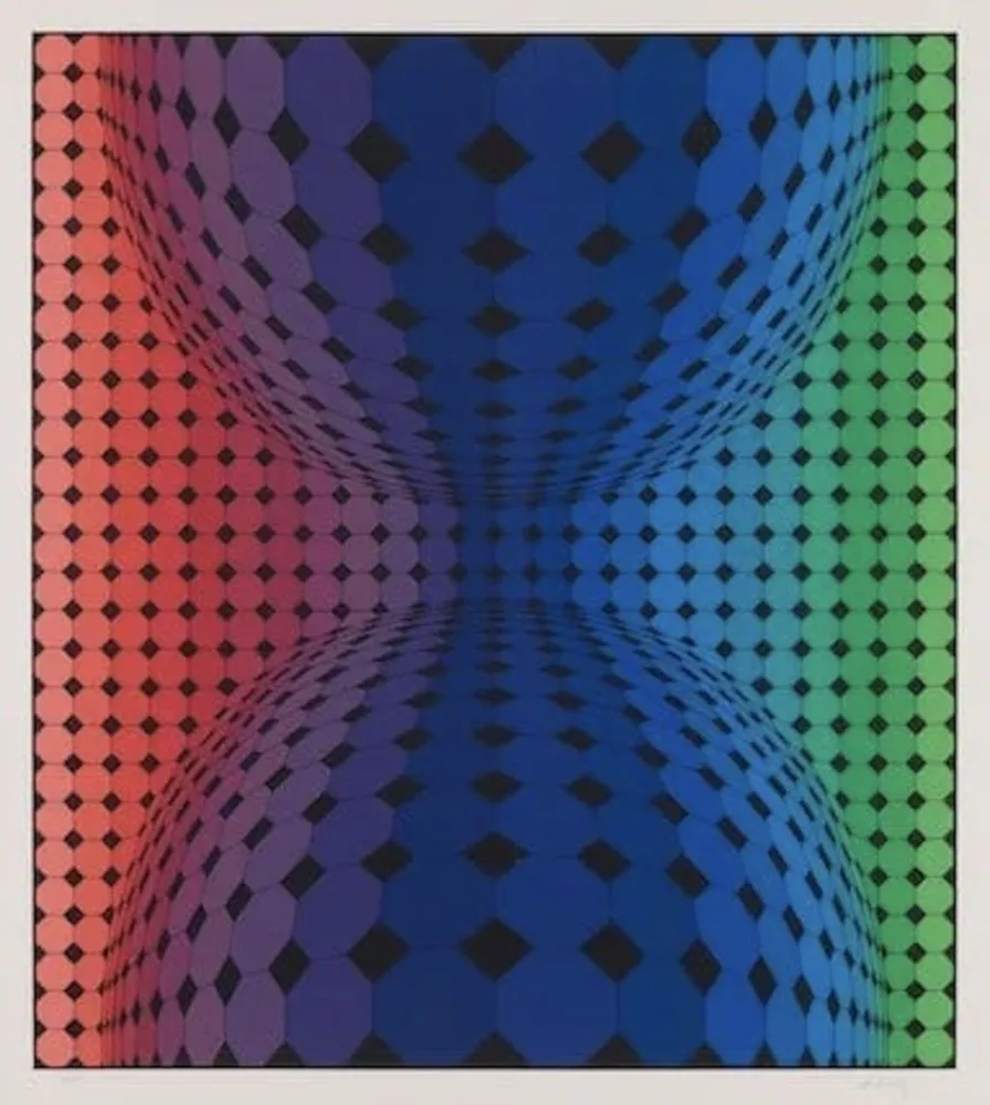 シルクスクリーン Vasarely - Attika 3