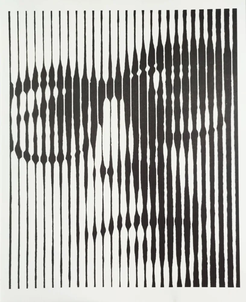 シルクスクリーン Vasarely - Autoportrait