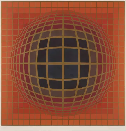 シルクスクリーン Vasarely - B-Bomb-b (1)