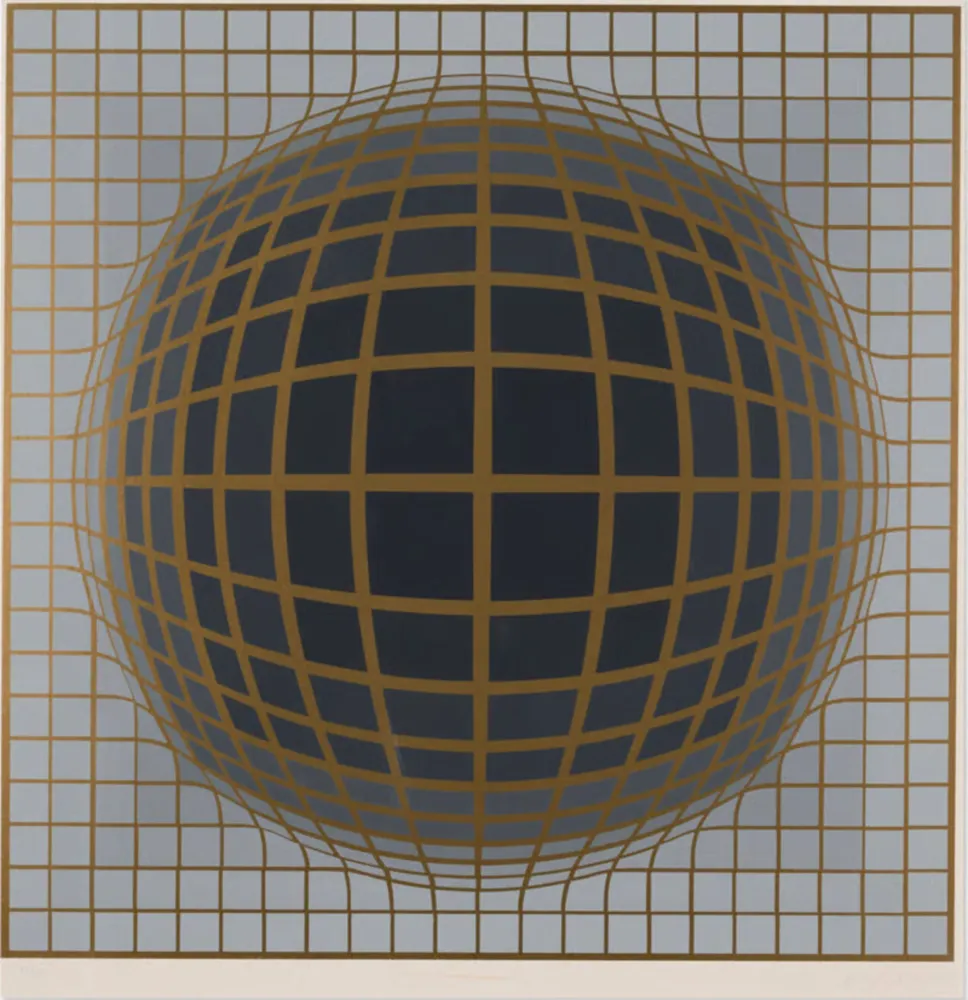 シルクスクリーン Vasarely - B-Bomb-b (2)
