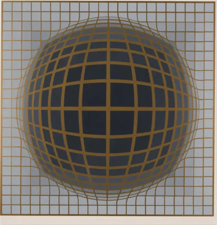 シルクスクリーン Vasarely - B-Bomb-b (2)