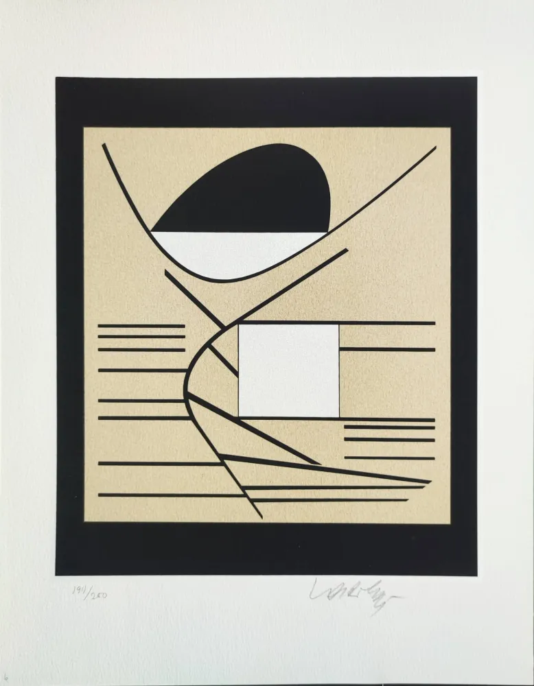 シルクスクリーン Vasarely - Balaton