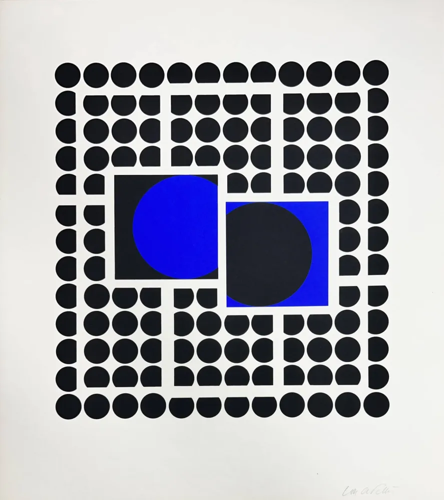 シルクスクリーン Vasarely - Bellatrix