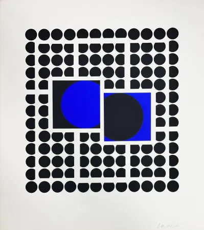シルクスクリーン Vasarely - Bellatrix