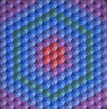 シルクスクリーン Vasarely - Bilog