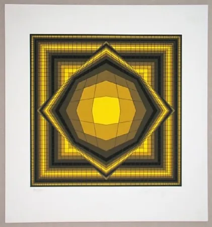 シルクスクリーン Vasarely - Boréal