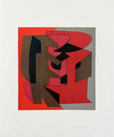 リトグラフ Vasarely - Cibria