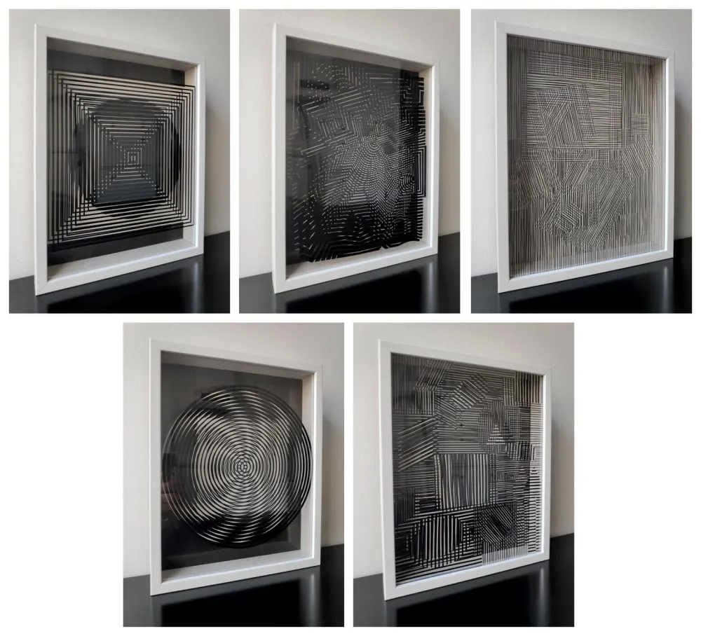 多数の Vasarely - Cinetiques