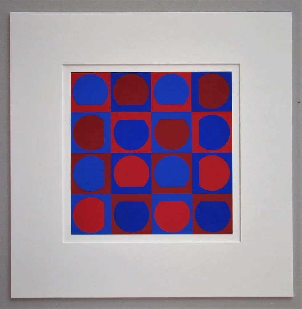 シルクスクリーン Vasarely - Composition 1964