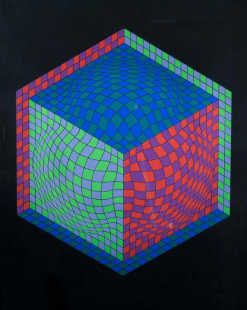 シルクスクリーン Vasarely - Dagg 2
