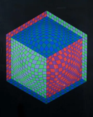 シルクスクリーン Vasarely - Dagg 2