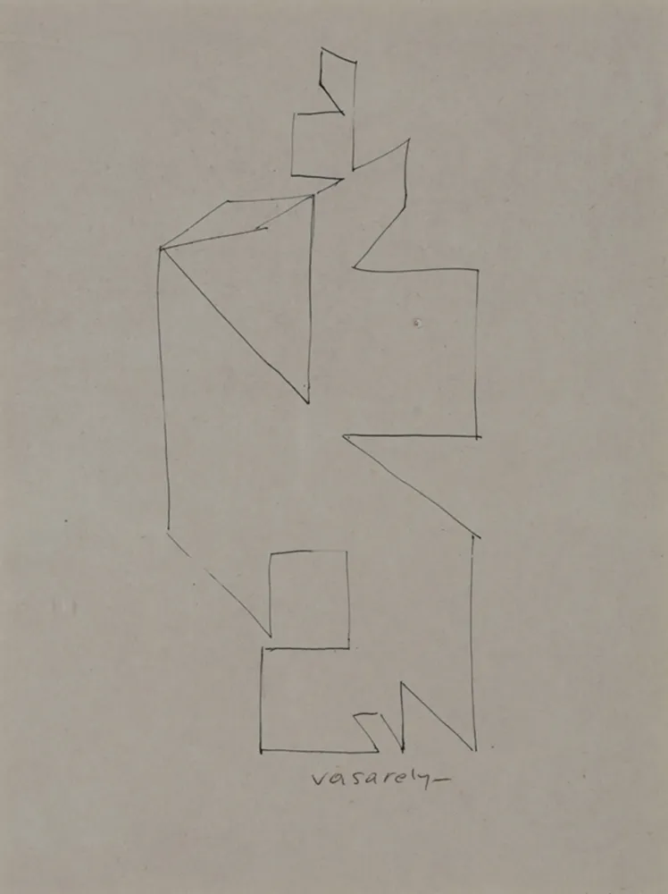 多数の Vasarely - Drawing I