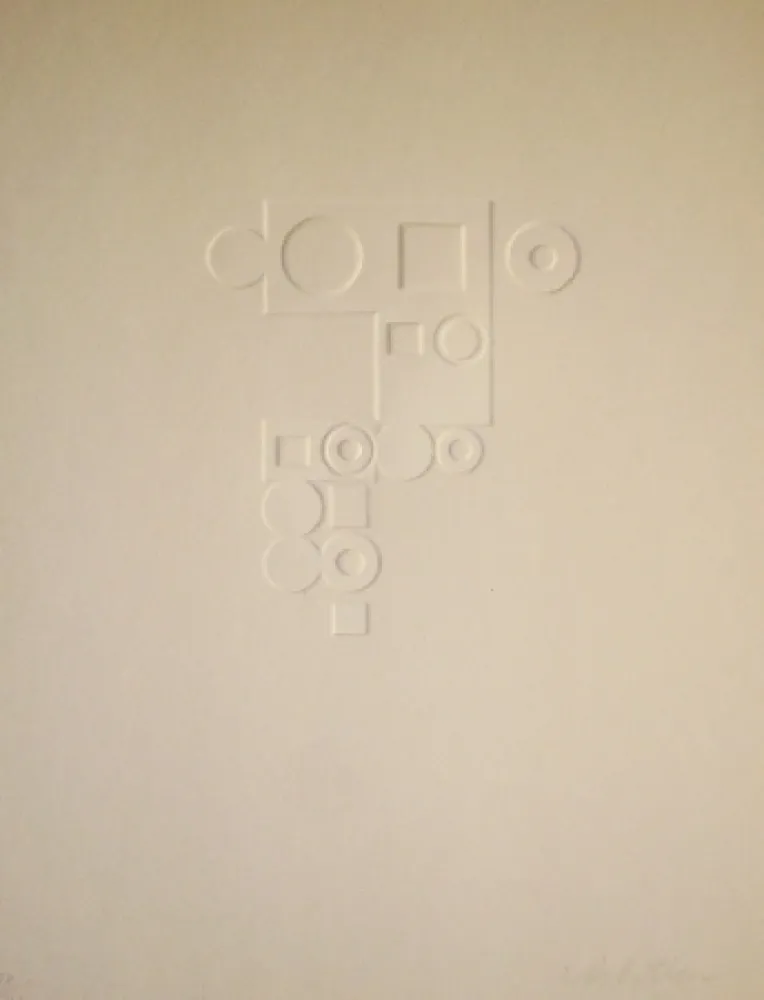 彫版 Vasarely - Euclide