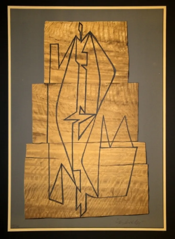 リトグラフ Vasarely - Gordes Tabor