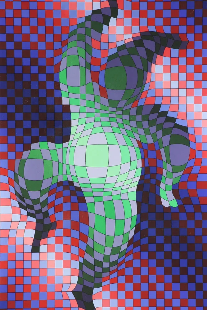 多数の Vasarely - Harlequin