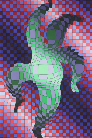 多数の Vasarely - Harlequin