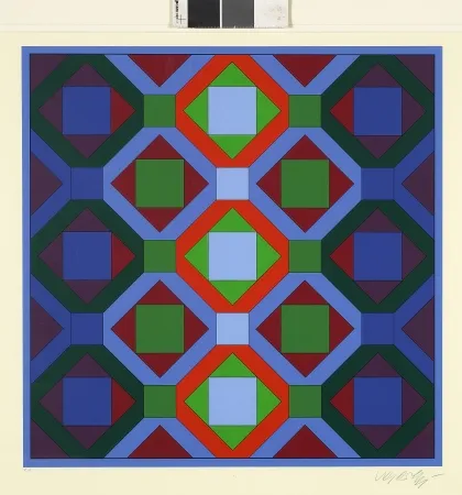 技術的なありません Vasarely - Hommage à Jean-Sebastien Bach
