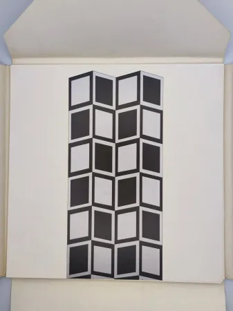 シルクスクリーン Vasarely - Honisch, Dieter. Formen der Farbe. 