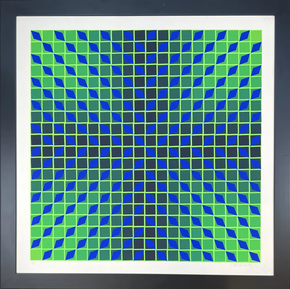 シルクスクリーン Vasarely - Jindey