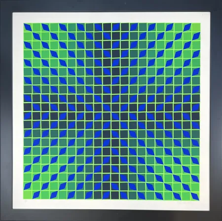 シルクスクリーン Vasarely - Jindey