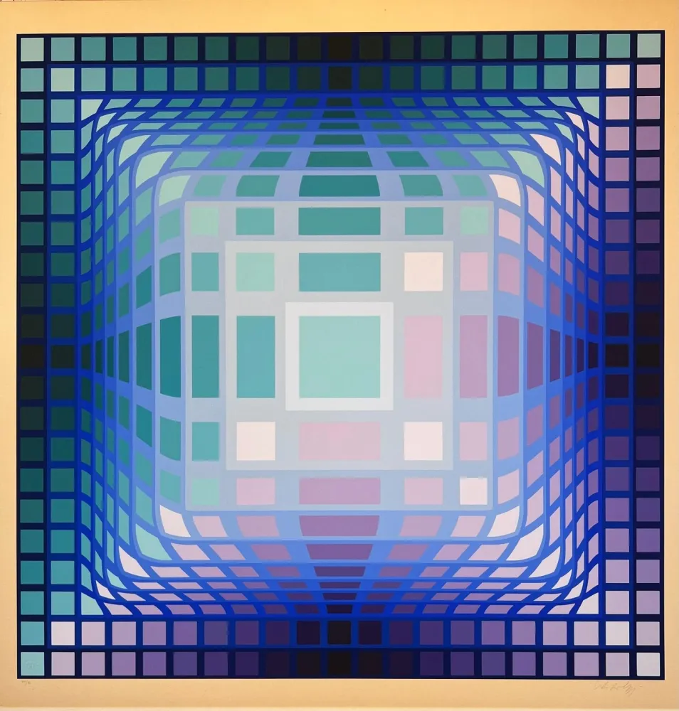 シルクスクリーン Vasarely - Koska-Pint 