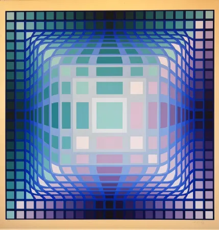 シルクスクリーン Vasarely - Koska-Pint 