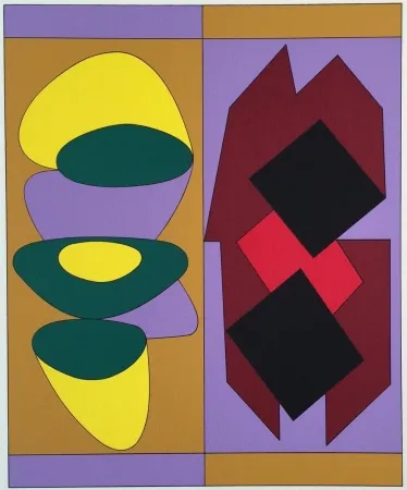 シルクスクリーン Vasarely - Kris Bille, from Ion Album