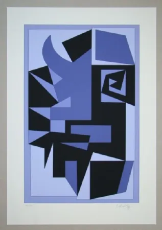 シルクスクリーン Vasarely - Kwartz
