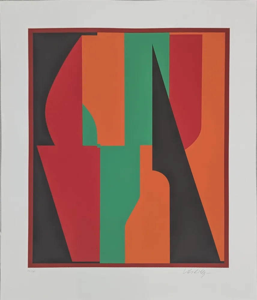 シルクスクリーン Vasarely - Les années Cinquante 