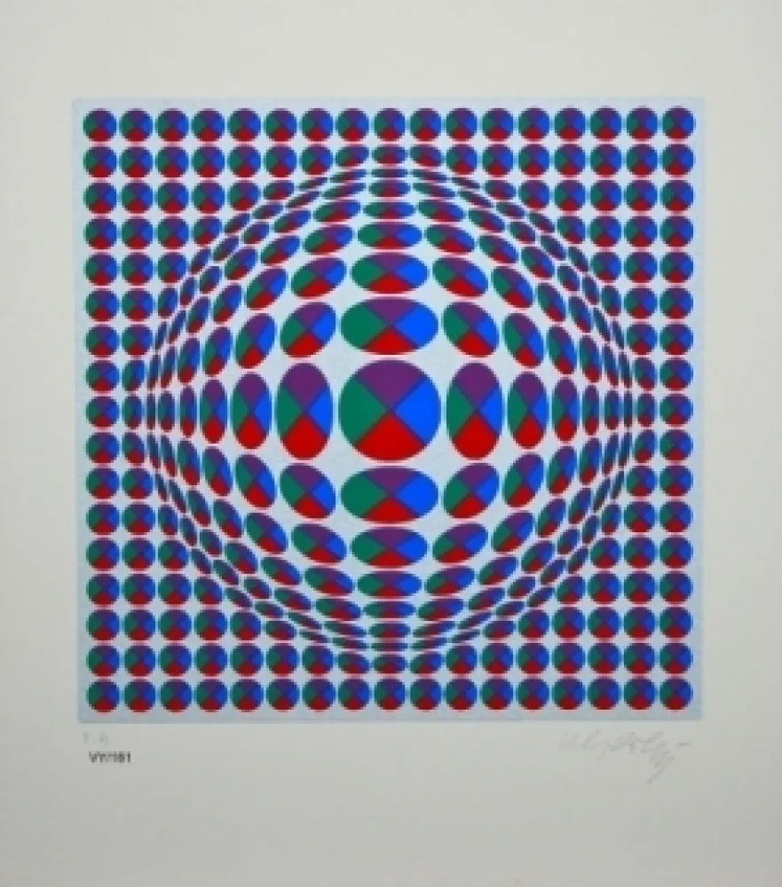 技術的なありません Vasarely - Neptune Argent
