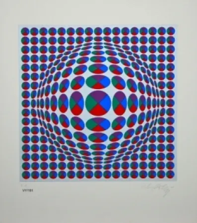 技術的なありません Vasarely - Neptune Argent