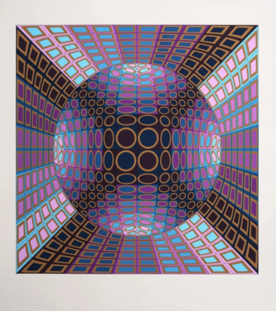 多数の Vasarely - Niels Bohr