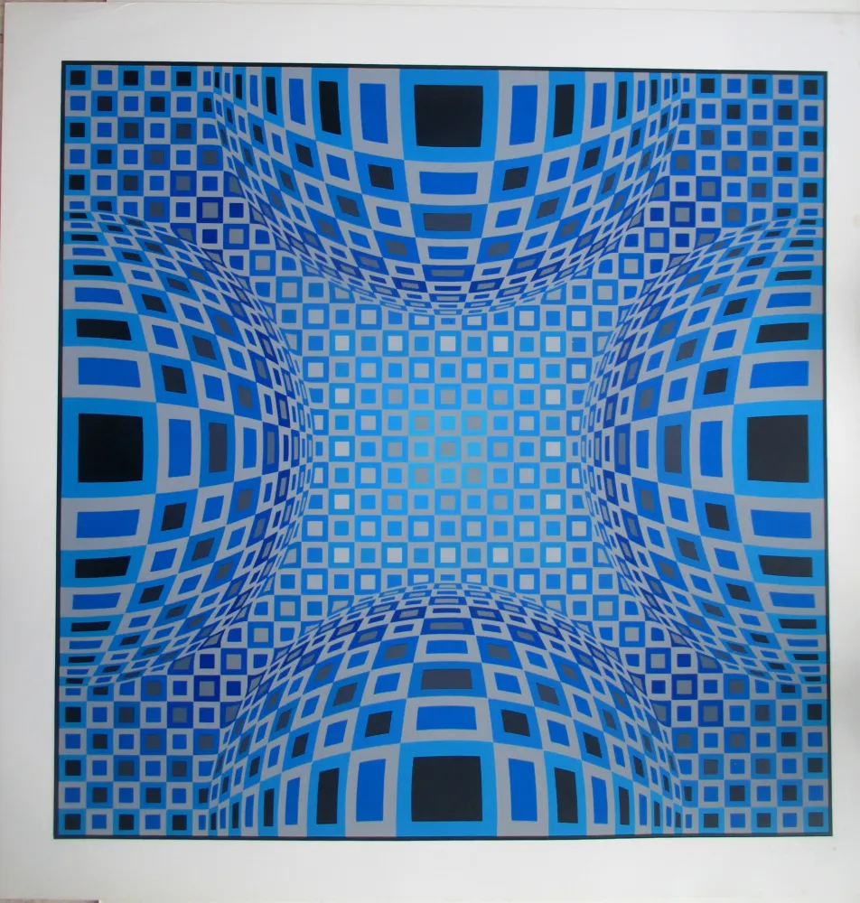 シルクスクリーン Vasarely - No title