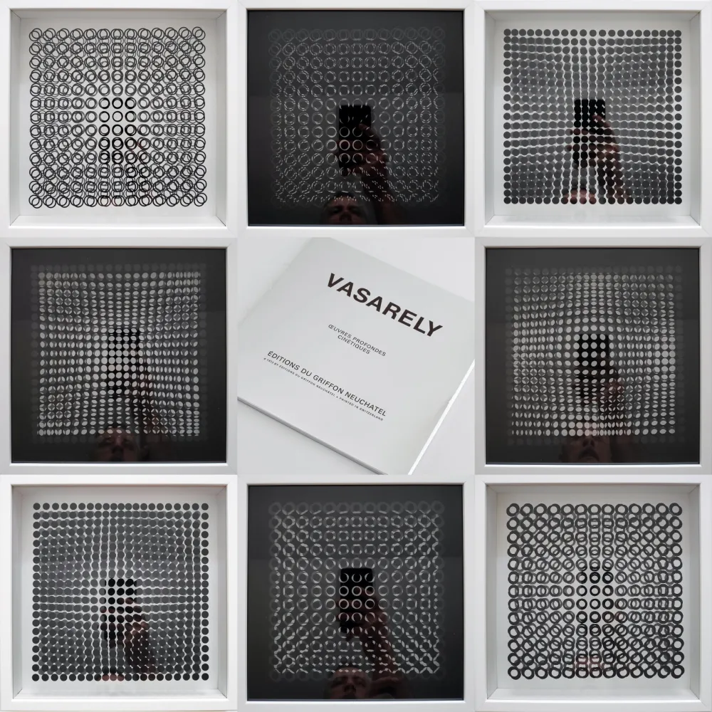 多数の Vasarely - Oeuvres Profondes Cinetiques