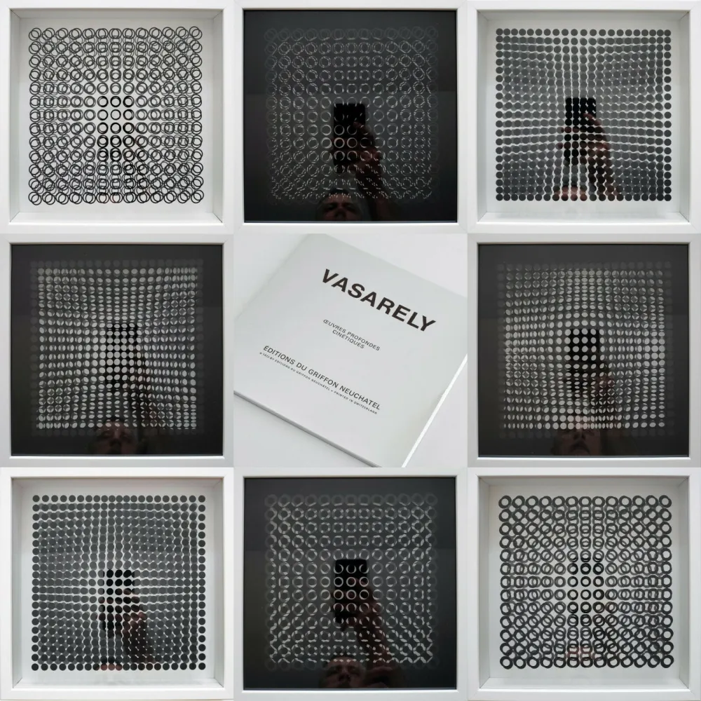 多数の Vasarely - Oeuvres Profondes Cinetiques