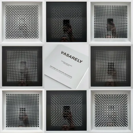 多数の Vasarely - Oeuvres Profondes Cinetiques