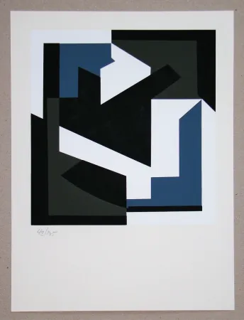 シルクスクリーン Vasarely - Olbio II.