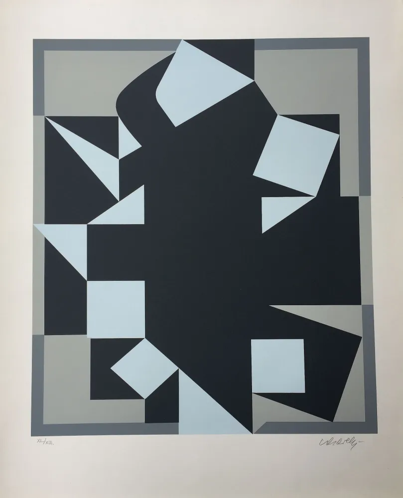 シルクスクリーン Vasarely - Orgovan