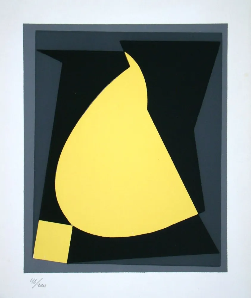 シルクスクリーン Vasarely - Pamir II.