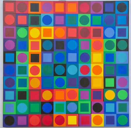 多数の Vasarely - Planetary Foklore Participations No. 1