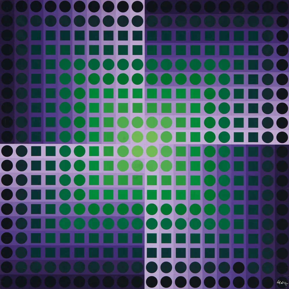 多数の Vasarely - Planetary Participations No 2