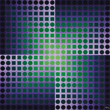 多数の Vasarely - Planetary Participations No 2