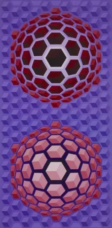 多数の Vasarely - Purple long