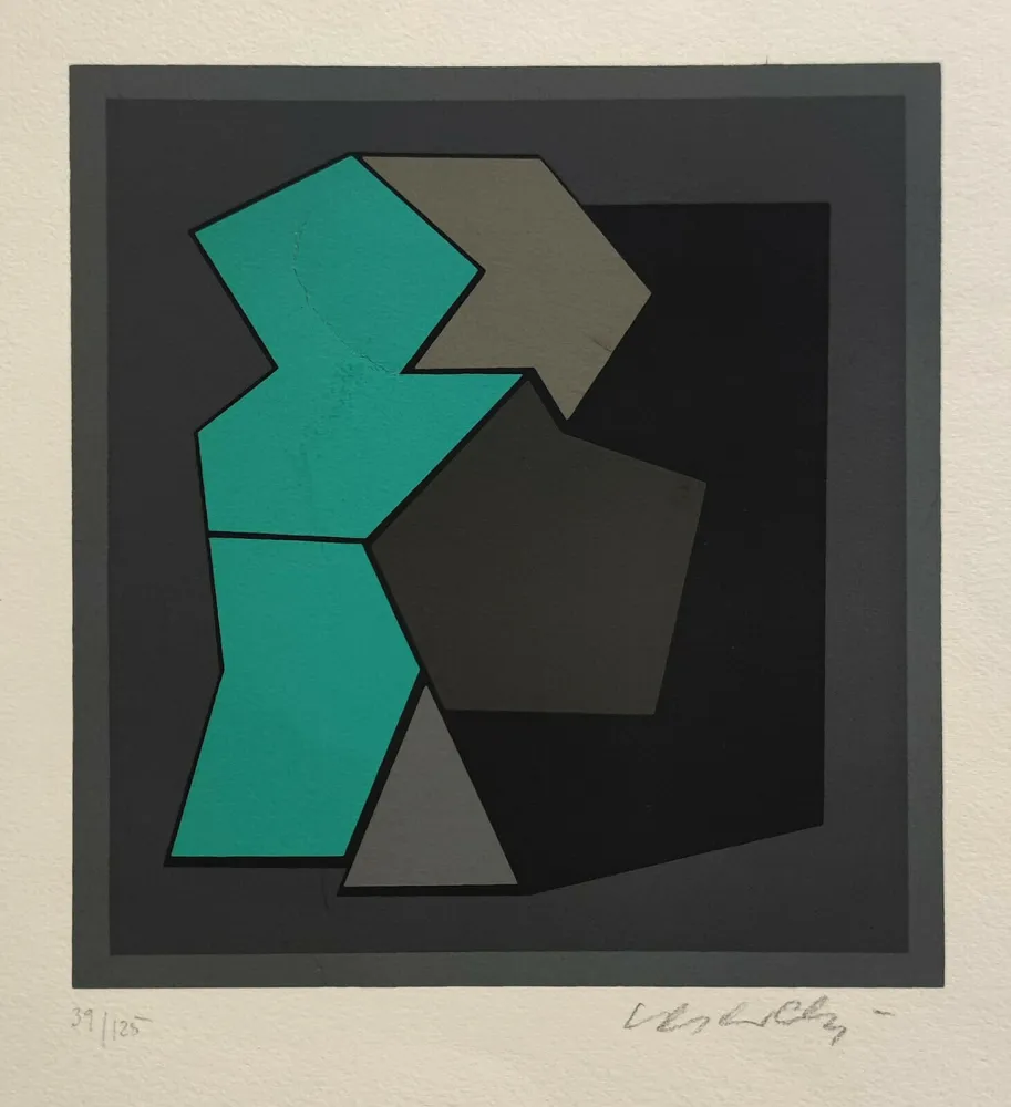 シルクスクリーン Vasarely - Quami-1