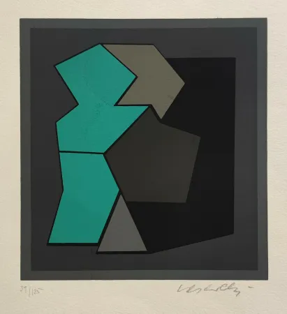 シルクスクリーン Vasarely - Quami-1