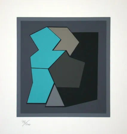 シルクスクリーン Vasarely - Quami