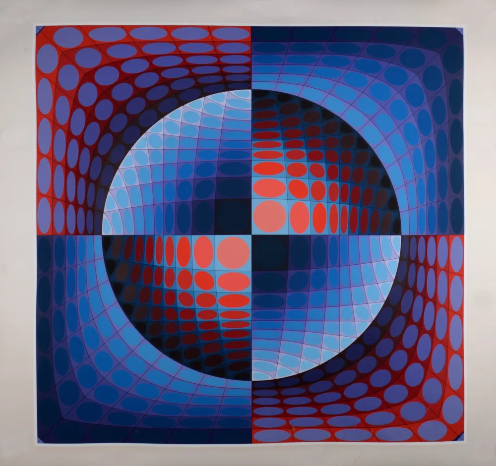 シルクスクリーン Vasarely - Relat, 1978