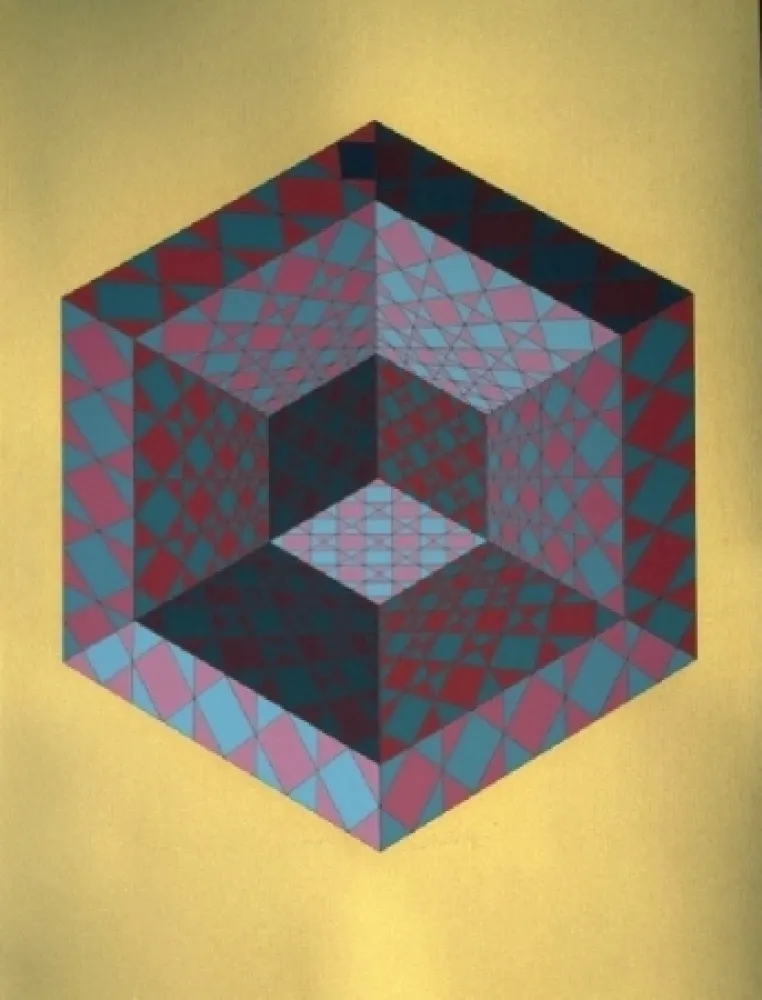 シルクスクリーン Vasarely - SANCTON