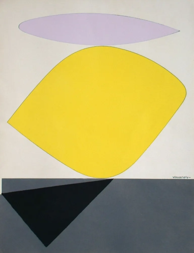 リトグラフ Vasarely - Sauzon II.