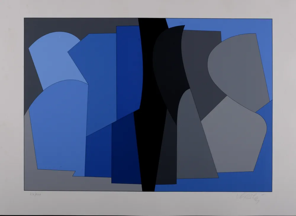 シルクスクリーン Vasarely - Siris Kek